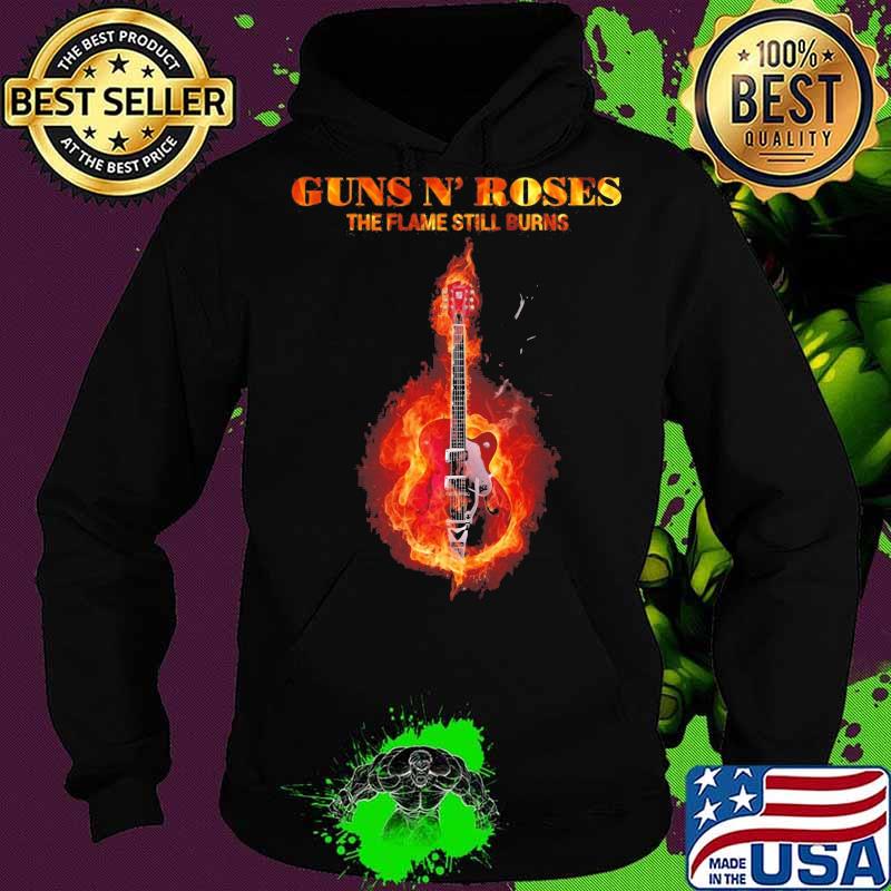 Guns n roses band the flame still burns guitar s Hoodie Guns n roses band the flame still burns guitar s Hoodie