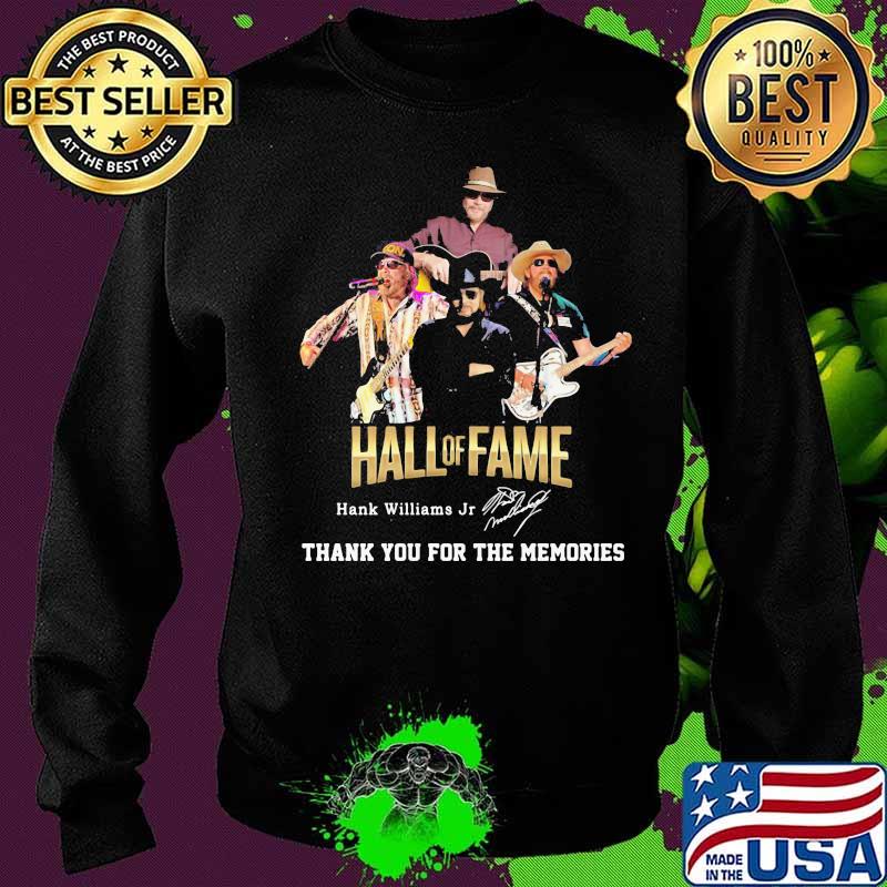 Hall of fame hank williams jr thank you for the memories signature s Sweater Hall of fame hank williams jr thank you for the memories signature s Sweater