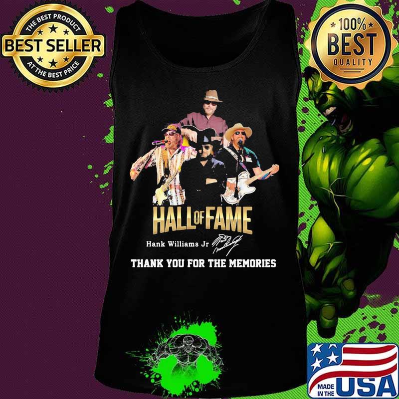Hall of fame hank williams jr thank you for the memories signature s Tank top Hall of fame hank williams jr thank you for the memories signature s Tank top