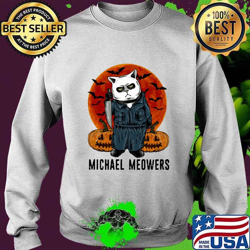Halloween Cat Michael Meowers sunset s Sweater Halloween Cat Michael Meowers sunset s Sweater