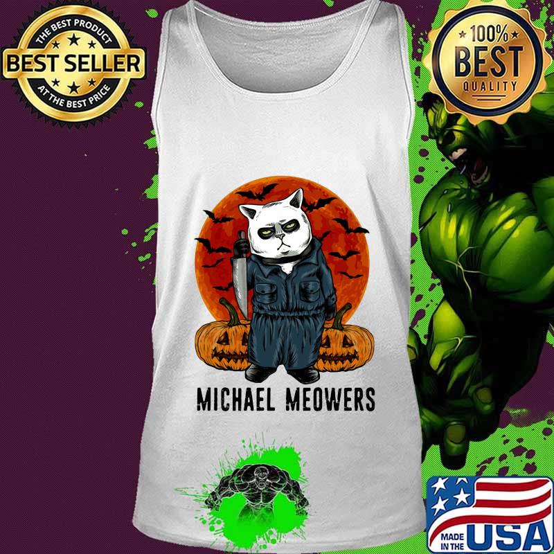 Halloween Cat Michael Meowers sunset s Tank top Halloween Cat Michael Meowers sunset s Tank top