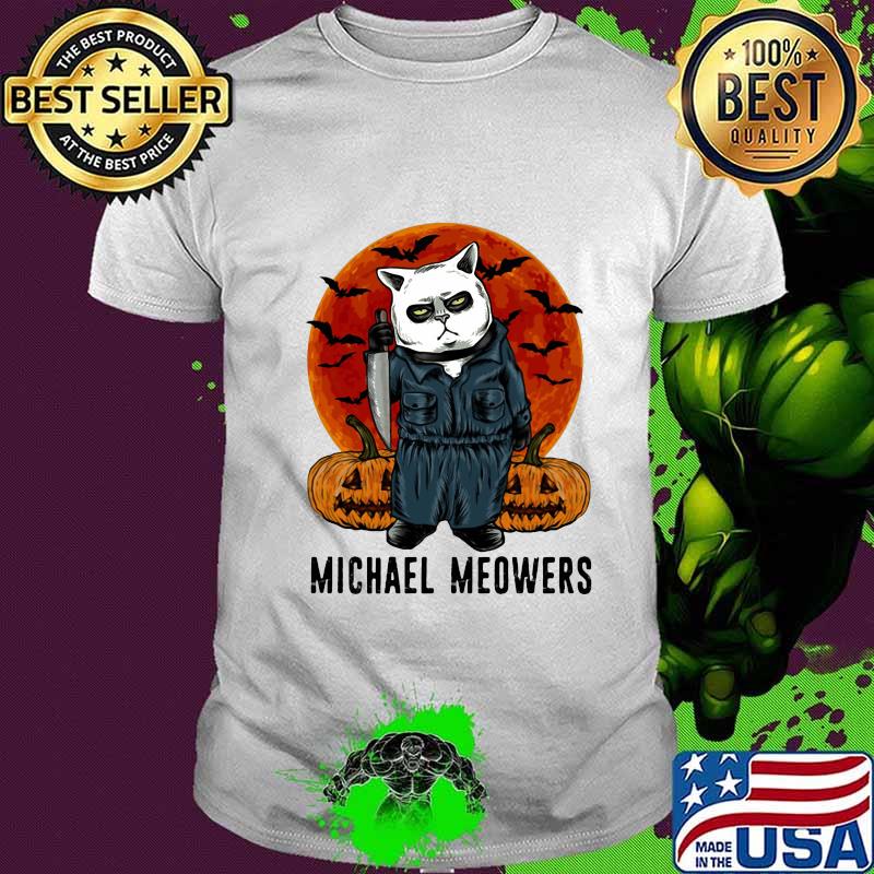 Halloween Cat Michael Meowers sunset shirt Halloween Cat Michael Meowers sunset shirt