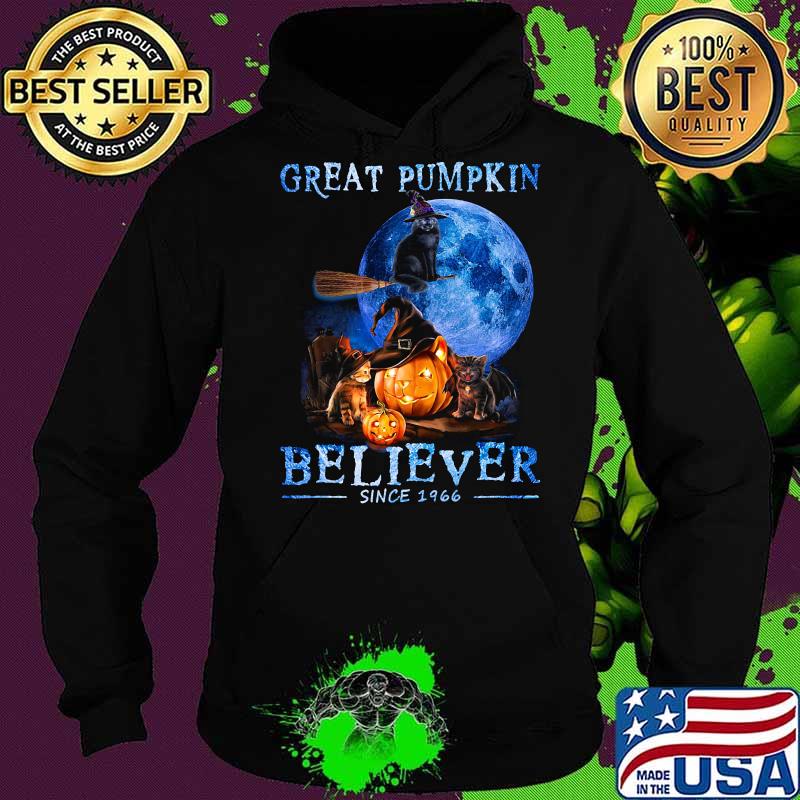 Halloween cat witch great pumpkin believer since 1966 s Hoodie Halloween cat witch great pumpkin believer since 1966 s Hoodie