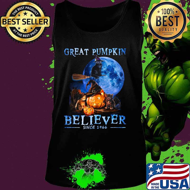 Halloween cat witch great pumpkin believer since 1966 s Tank top Halloween cat witch great pumpkin believer since 1966 s Tank top