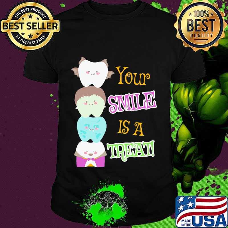 Halloween dental your smile is a treat shirt