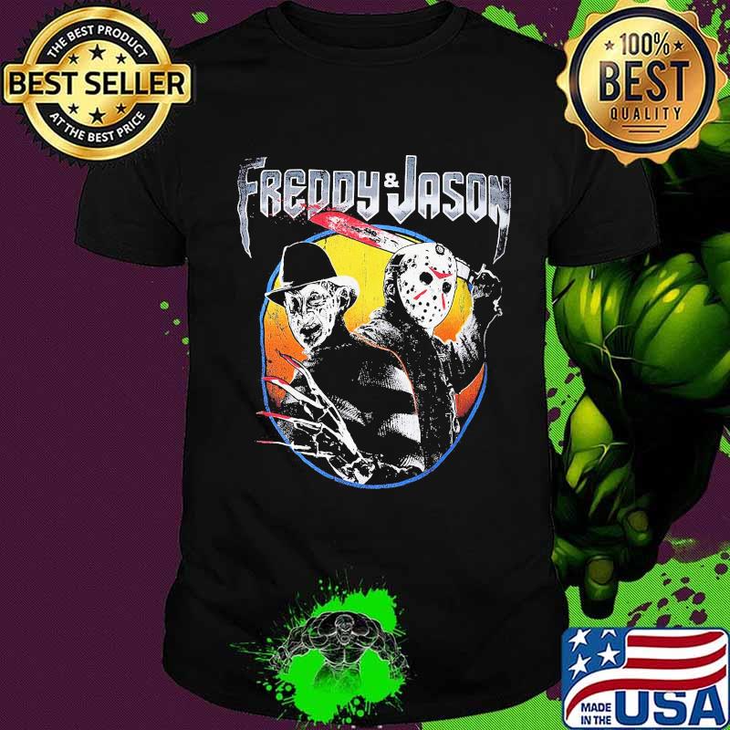 Halloween freddy and jason vintage shirt