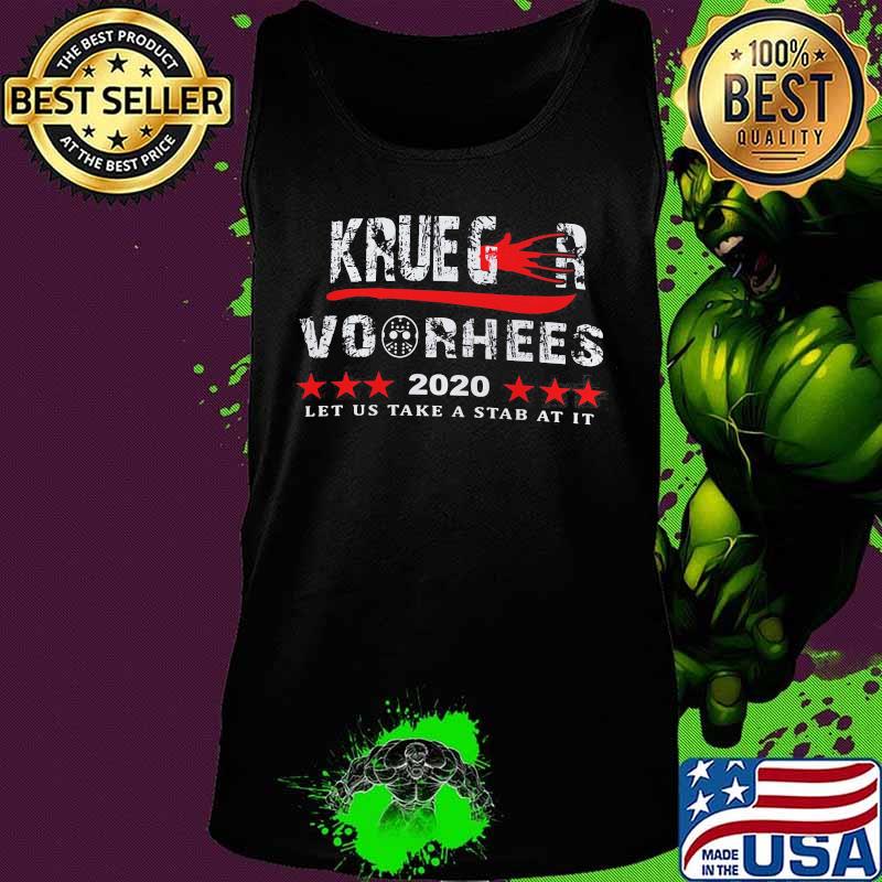Halloween freddy krueger jason voorhees 2020 let us take a stab at it stars s Tank top Halloween freddy krueger jason voorhees 2020 let us take a stab at it stars s Tank top
