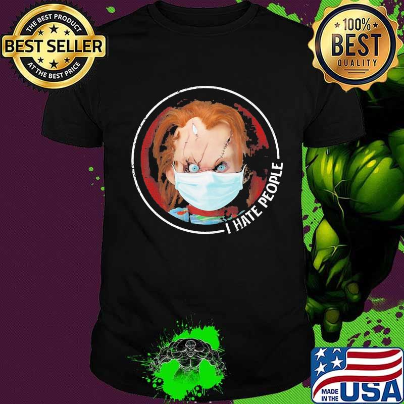 Halloween good boys mask i hate people shirt