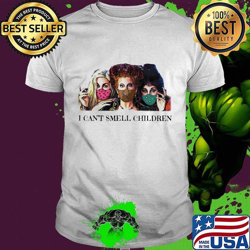 Halloween hocus pocus mask i can't smell children shirt