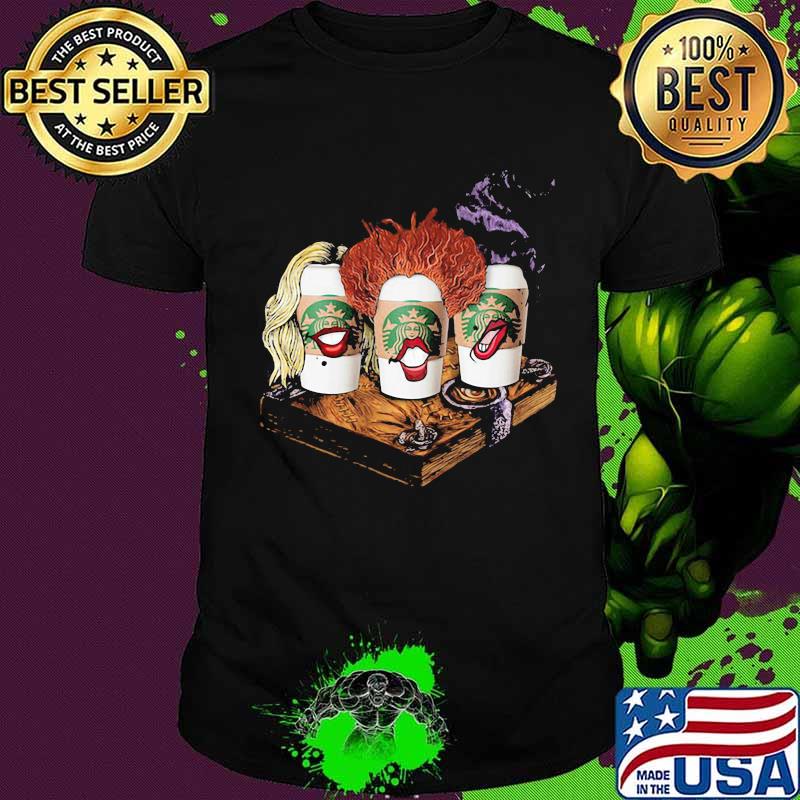 Halloween hocus pocus starbucks lips shirt