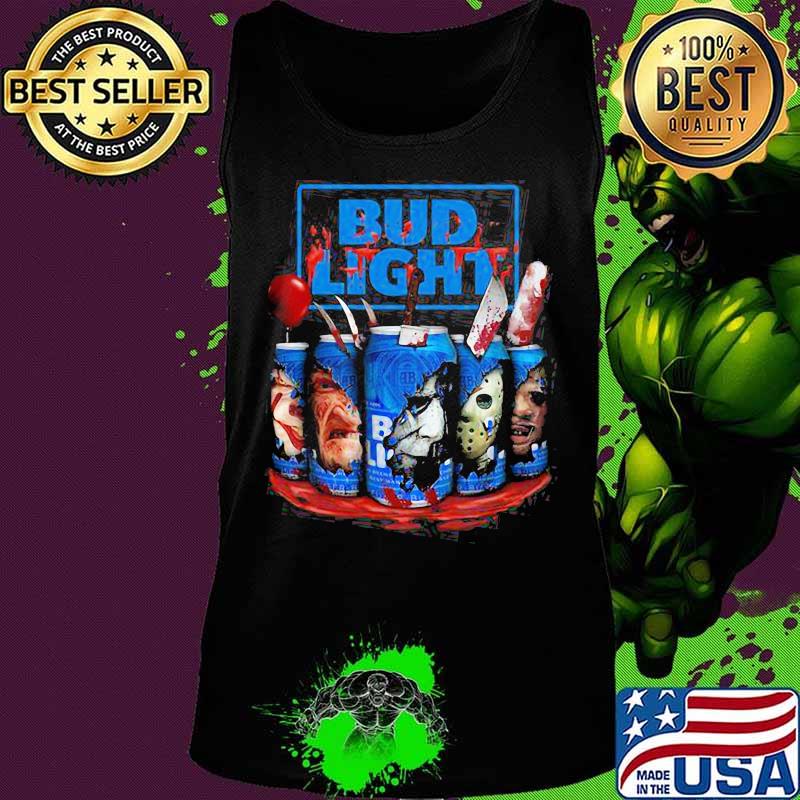Halloween horror characters bud light beer s Tank top Halloween horror characters bud light beer s Tank top