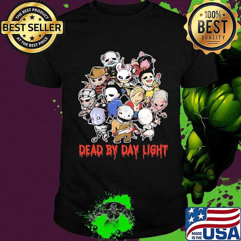 Halloween horror characters dead by day light black shirt