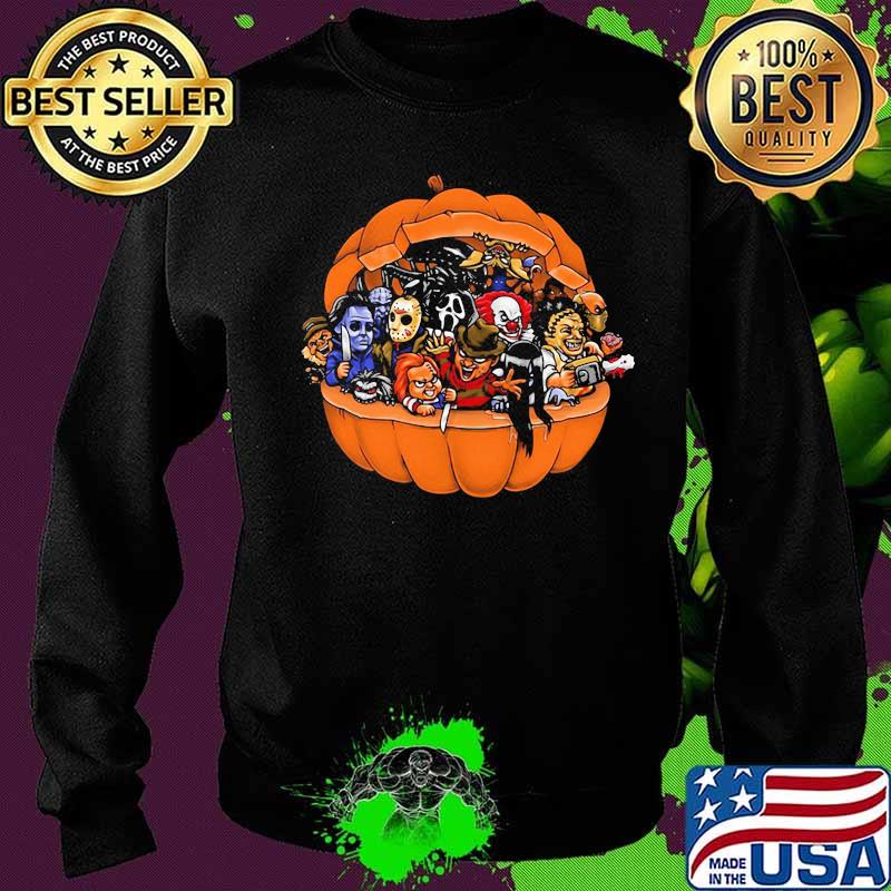 Halloween horror characters pumpkin s Sweater Halloween horror characters pumpkin s Sweater
