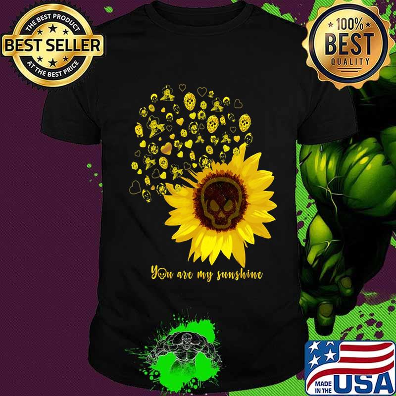 Halloween horror characters sunflowers you are my sunshine shirt Halloween horror characters sunflowers you are my sunshine shirt