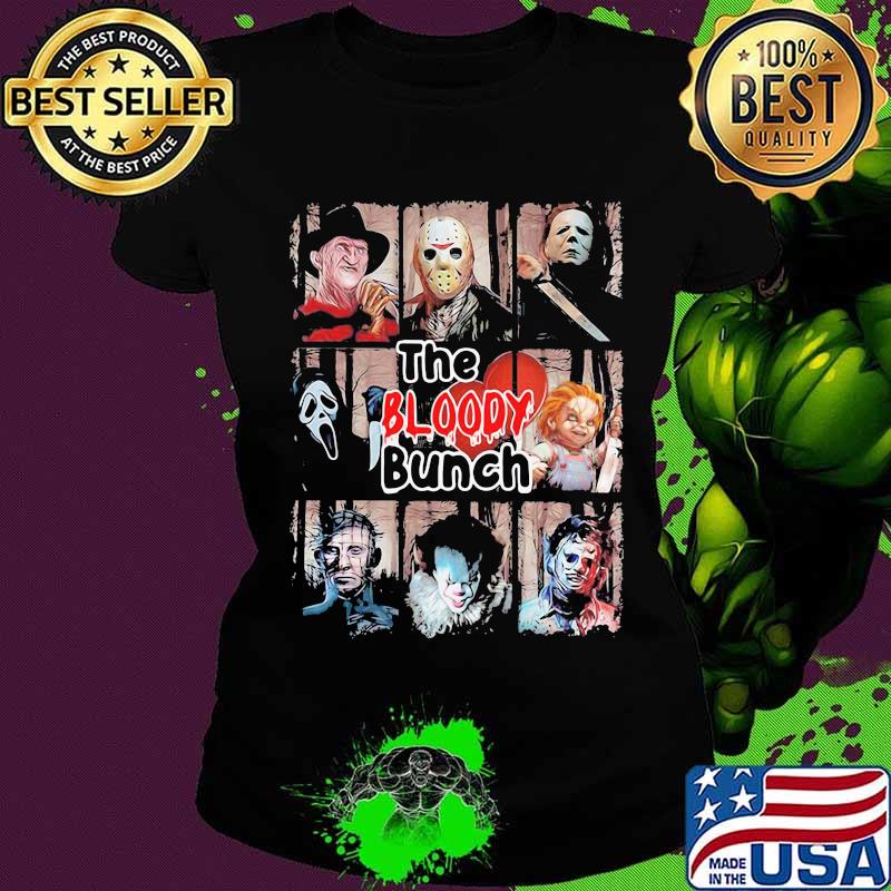 Halloween horror characters the bloody bunch s Ladies tee Halloween horror characters the bloody bunch s Ladies tee