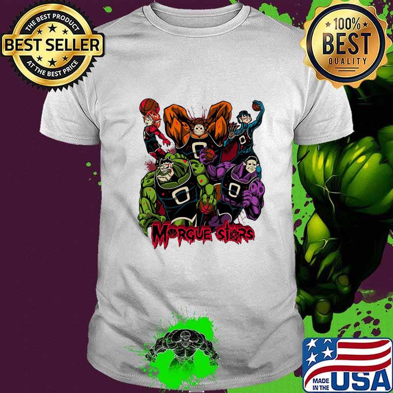 Halloween horror characters the morgue stars shirt