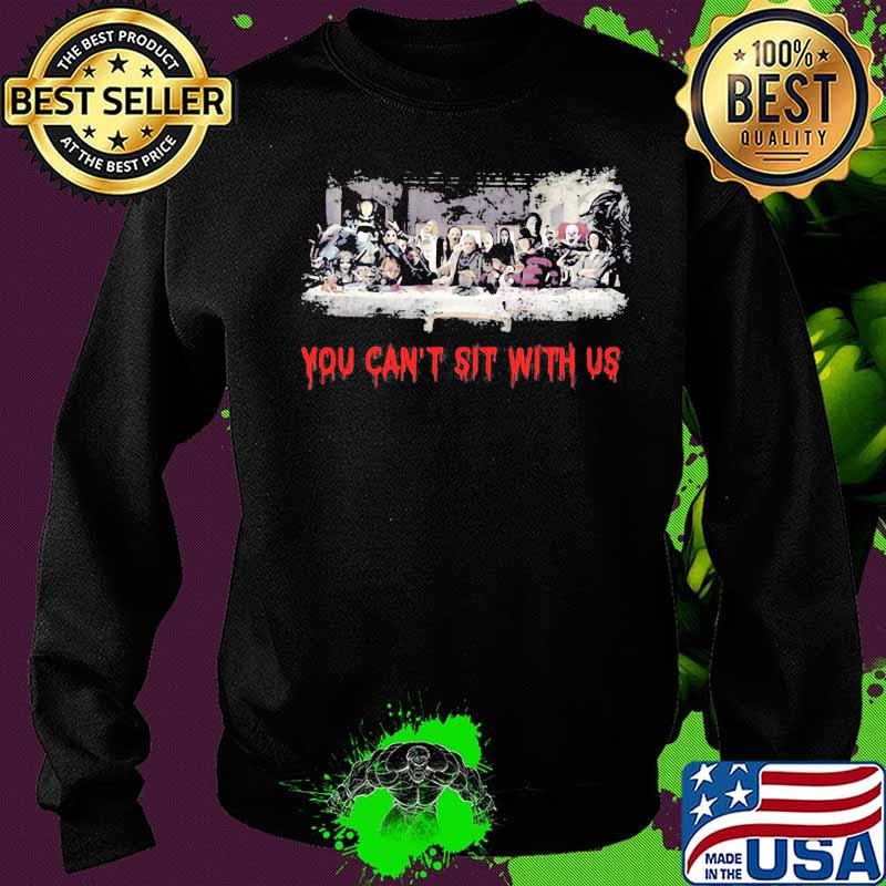 Halloween horror characters you can't sit with us s Sweater Halloween horror characters you can't sit with us s Sweater