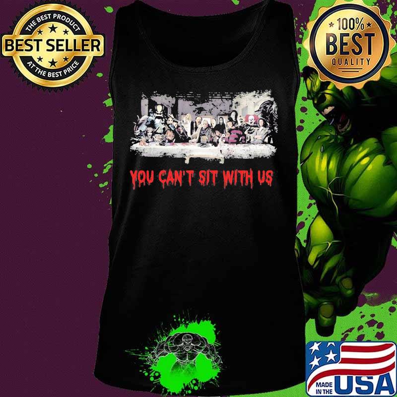 Halloween horror characters you can't sit with us s Tank top Halloween horror characters you can't sit with us s Tank top