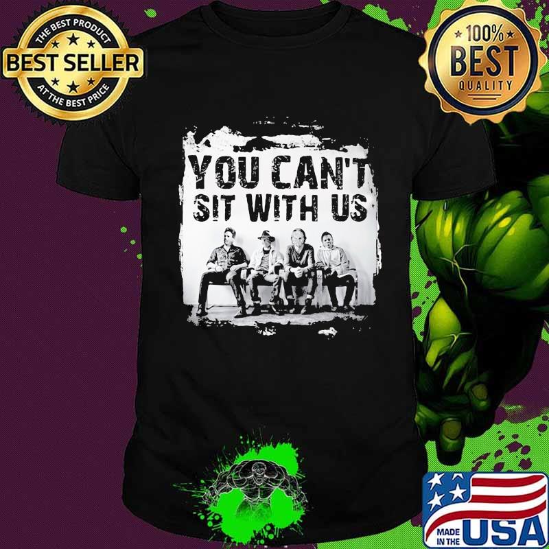 Halloween horror characters you can't sit with us shirt