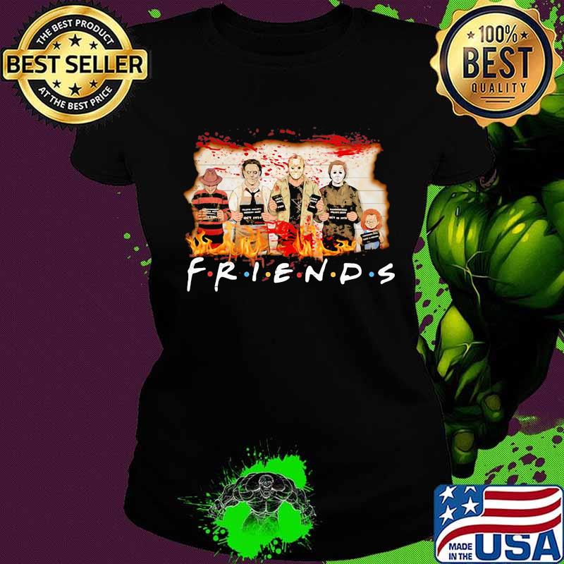 Halloween horror chracters friends s Ladies tee Halloween horror chracters friends s Ladies tee