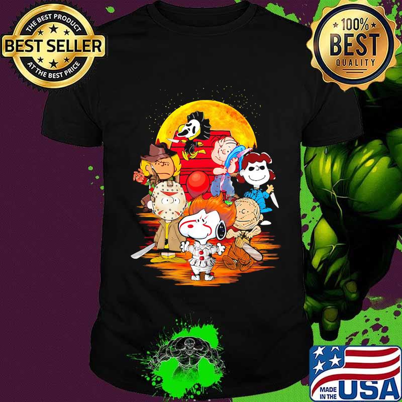 Halloween horror the peanuts characters shirt