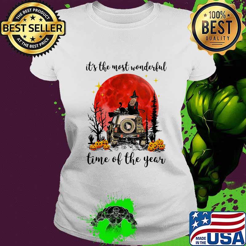 Halloween it's the most wonderful time of the year pumpkins sunset s Ladies tee Halloween it's the most wonderful time of the year pumpkins sunset s Ladies tee
