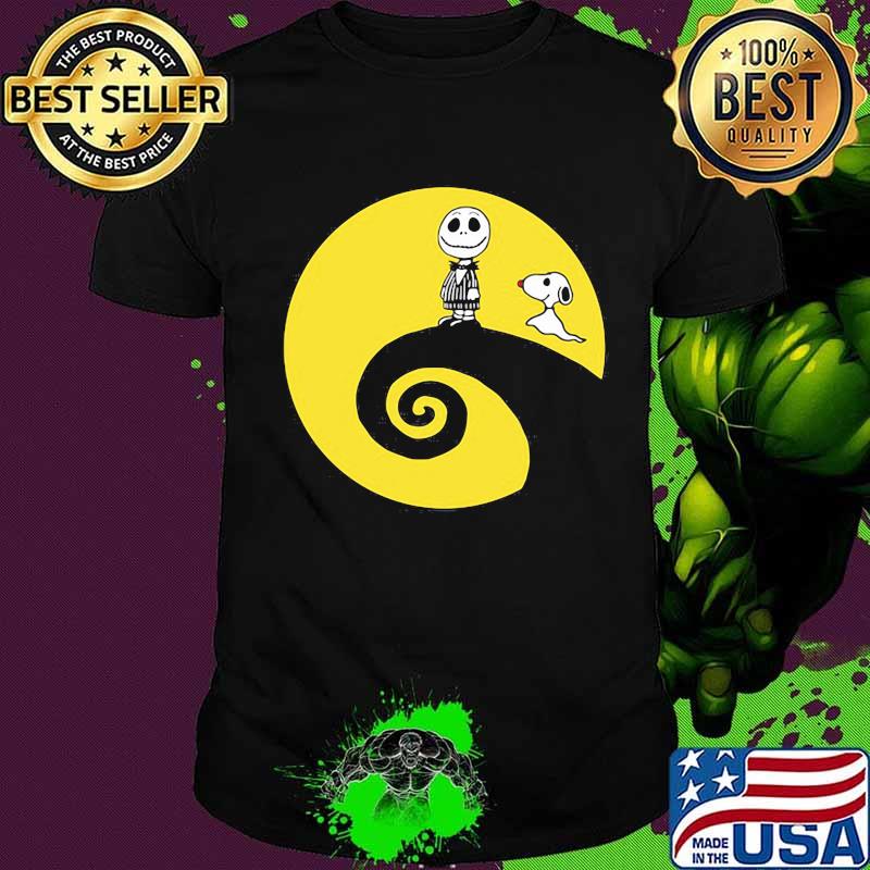 Halloween jack skellington and snoopy shirt