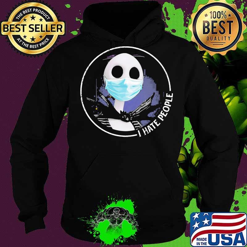 Halloween jack skellington mask i hate people s Hoodie Halloween jack skellington mask i hate people s Hoodie