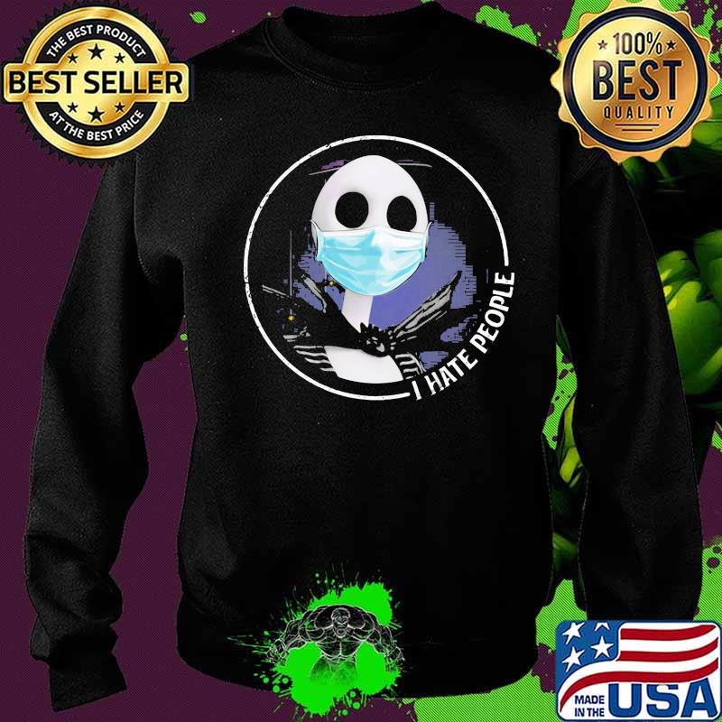 Halloween jack skellington mask i hate people s Sweater Halloween jack skellington mask i hate people s Sweater