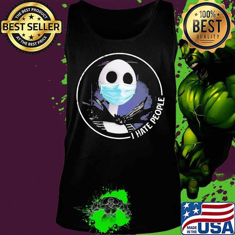 Halloween jack skellington mask i hate people s Tank top Halloween jack skellington mask i hate people s Tank top
