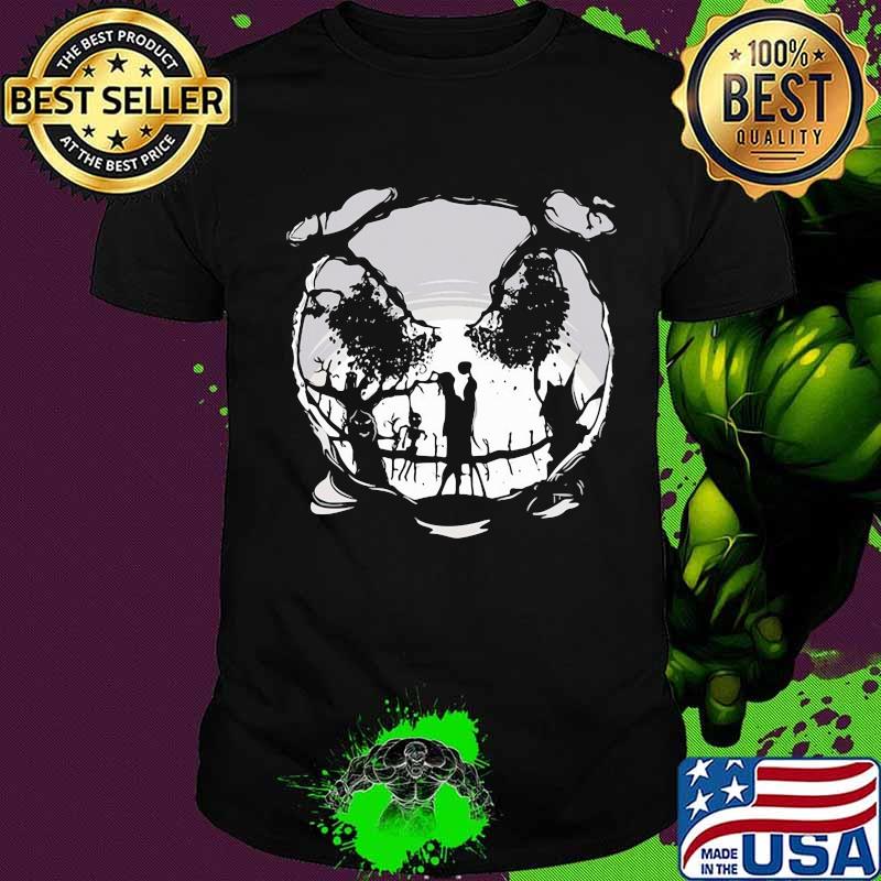 Halloween jack skellington moon tree shirt