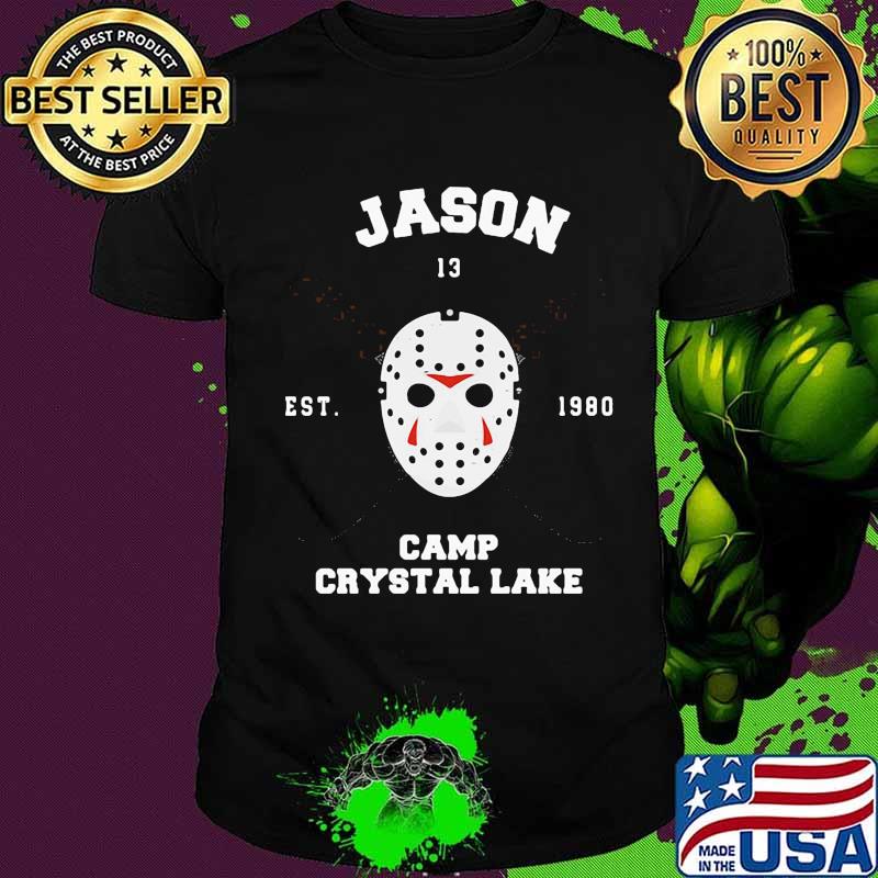 Halloween jason voorhees 13 est 1980 camp crystal lake shirt