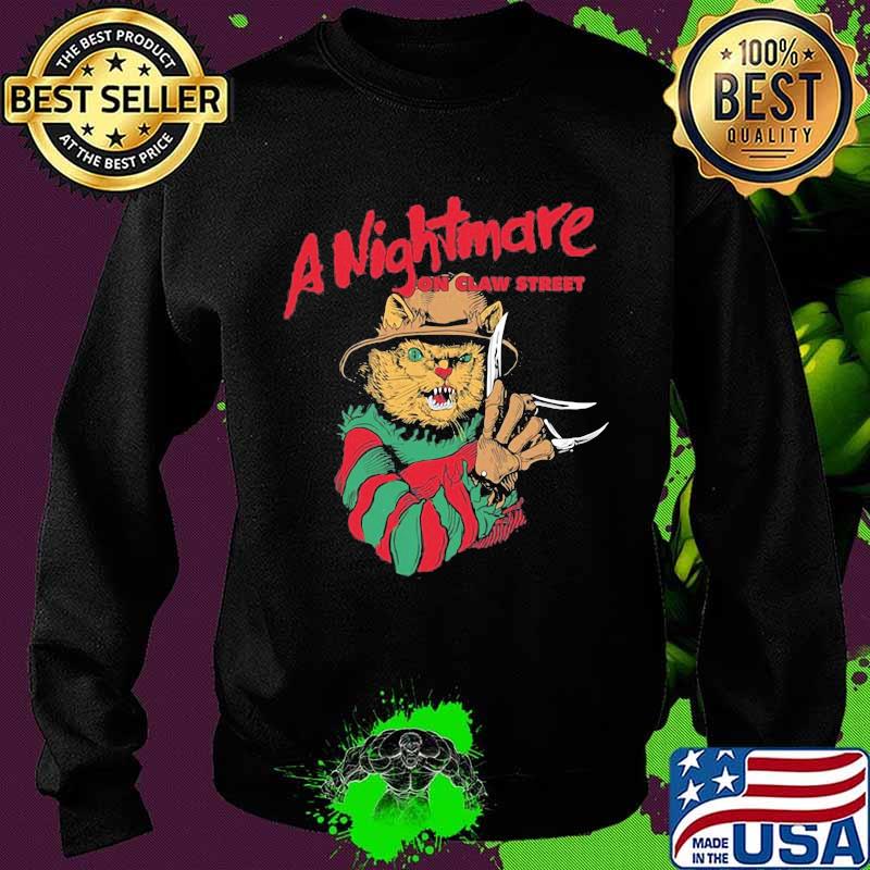 Halloween jason voorhees cat a nightmare on claw street s Sweater Halloween jason voorhees cat a nightmare on claw street s Sweater