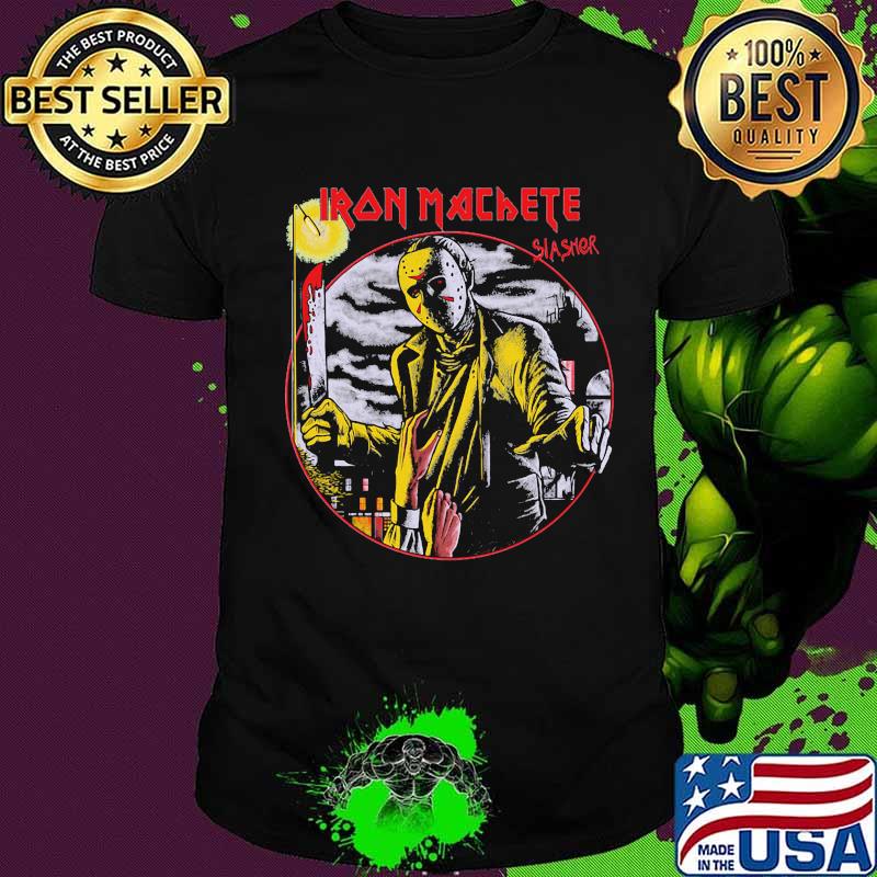Halloween jason voorhees iron maiden slasher shirt