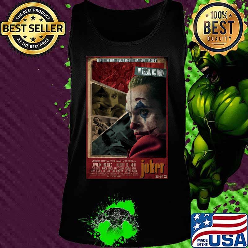 Halloween joker joaquin phoenix in theaters now s Tank top Halloween joker joaquin phoenix in theaters now s Tank top