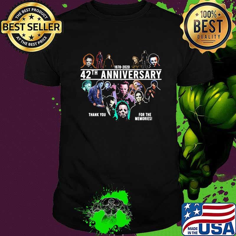 Halloween michael myers 1978 2020 42th anniversary thank you for the memories shirt