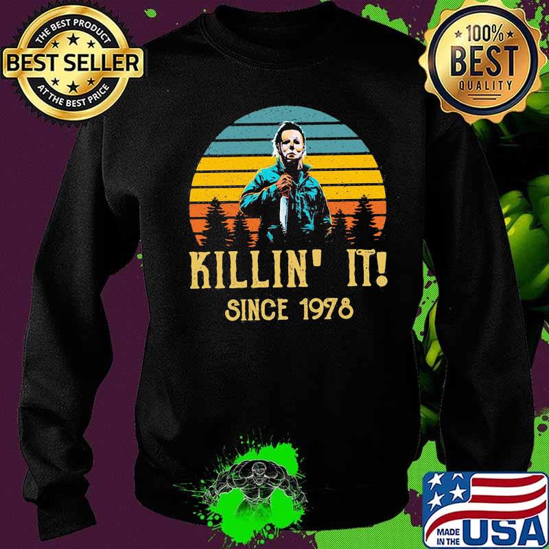 Halloween michael myers killin it since 1978 vintage retro s Sweater Halloween michael myers killin it since 1978 vintage retro s Sweater