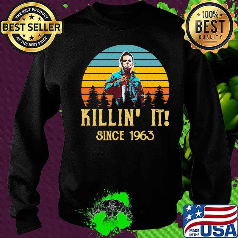Halloween michael myers killin it since 1978 vintage retro s Sweater Halloween michael myers killin it since 1978 vintage retro s Sweater