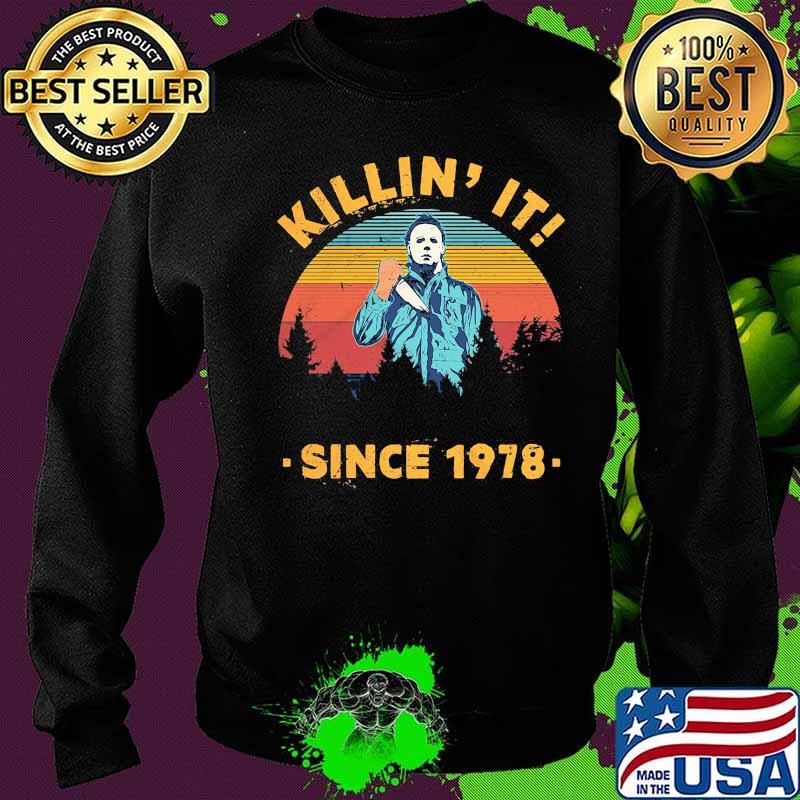 Halloween michael myers killin it since 1978 vintage retro s Sweater Halloween michael myers killin it since 1978 vintage retro s Sweater