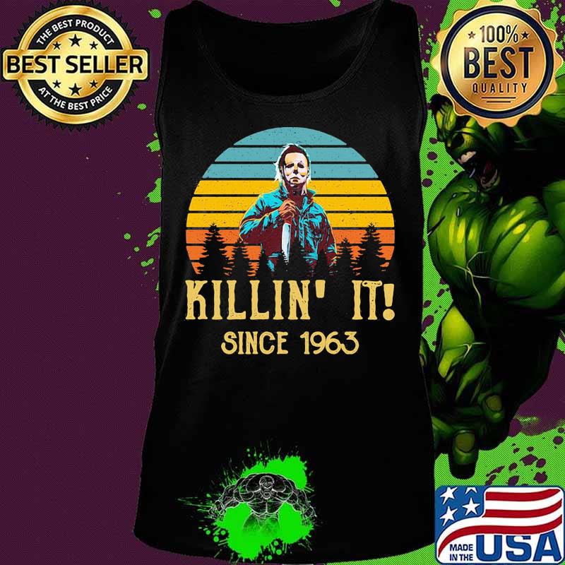 Halloween michael myers killin it since 1978 vintage retro s Tank top Halloween michael myers killin it since 1978 vintage retro s Tank top