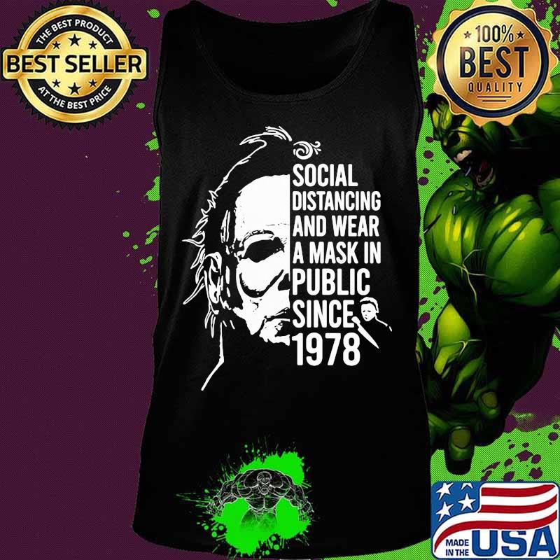 Halloween michael myers social distancing and wear a mask in publix since 1978 s Tank top Halloween michael myers social distancing and wear a mask in publix since 1978 s Tank top