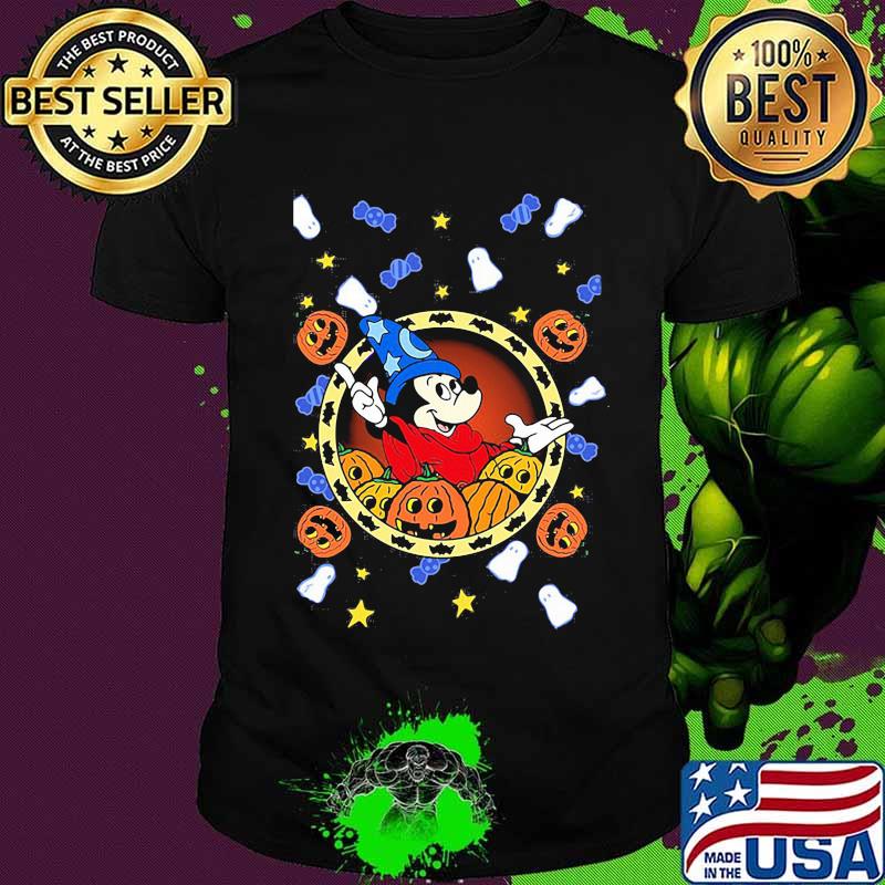 Halloween mickey mouse pumpkins shirt