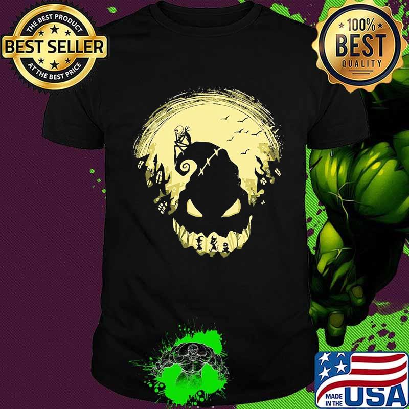 Halloween nightmare jack skellington witch moon shirt