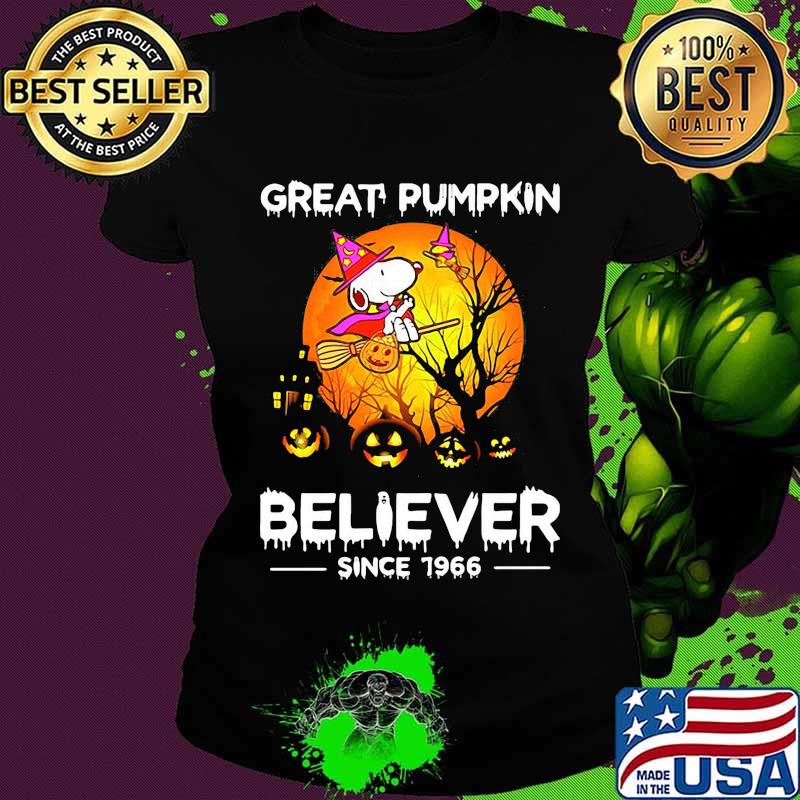 Halloween snoopy great pimpkin believer since 1966 s Ladies tee Halloween snoopy great pimpkin believer since 1966 s Ladies tee