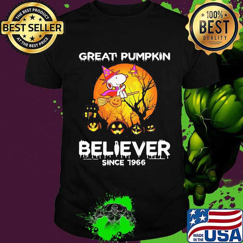 Halloween snoopy great pumpkin believer since 1996 shirt