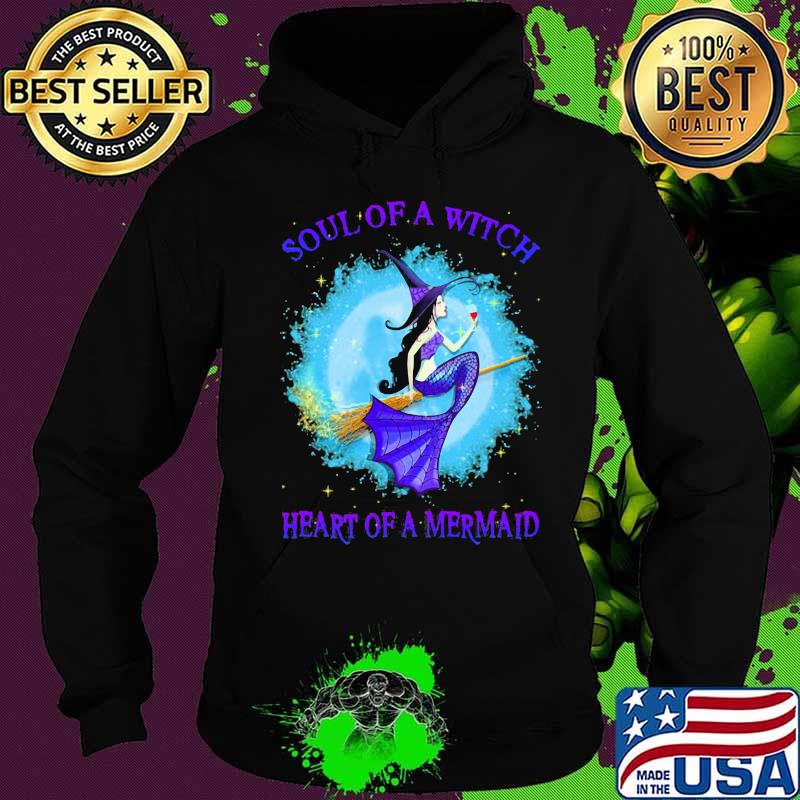 Halloween soul of a witch heart of a mermaid s Hoodie Halloween soul of a witch heart of a mermaid s Hoodie
