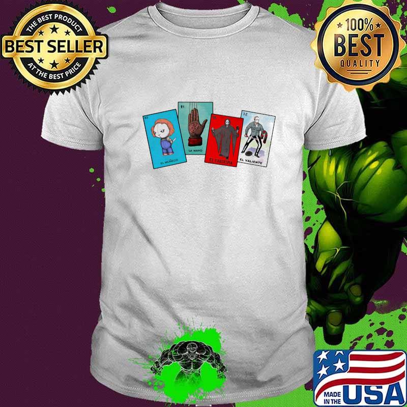 Halloween the characters horror card shirt