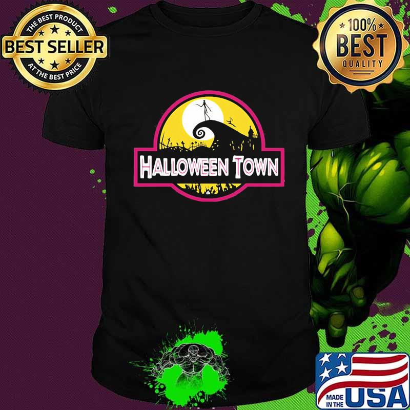 Halloween town jack skellington moon shirt