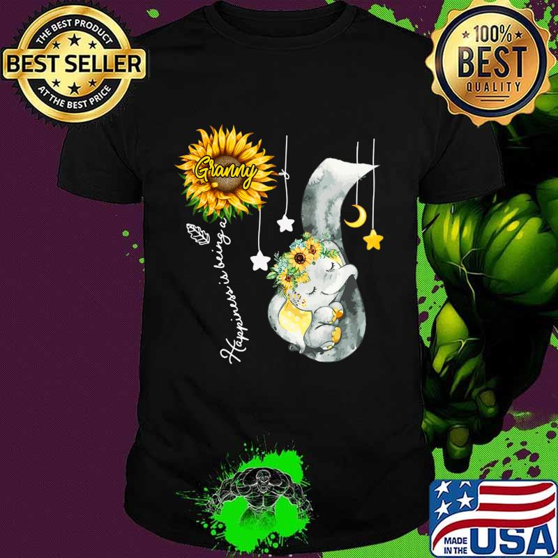 Happiness is being a granny Elephant Mother's Day T-Shirt