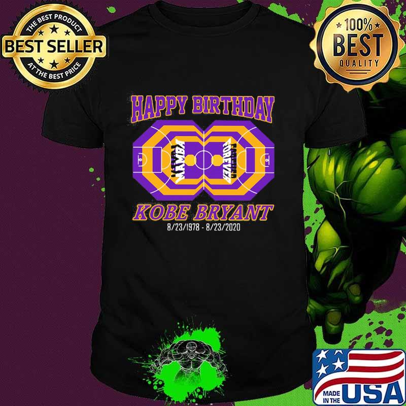 Happy birthday mamba forever kobe bryant 1978 2020 shirt